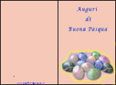 Biglietti di Pasqua